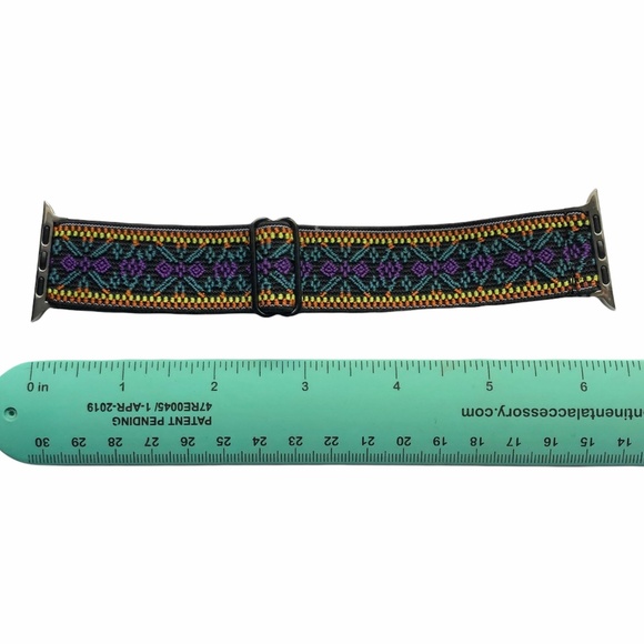 Elastic Stretchy Band Apple Watch 42/44/45mm Adjustable Buckle Colorful NEW - Picture 4 of 9